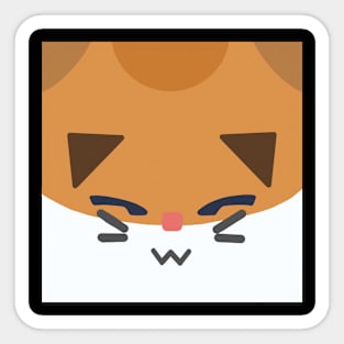 Kitty Face Sticker